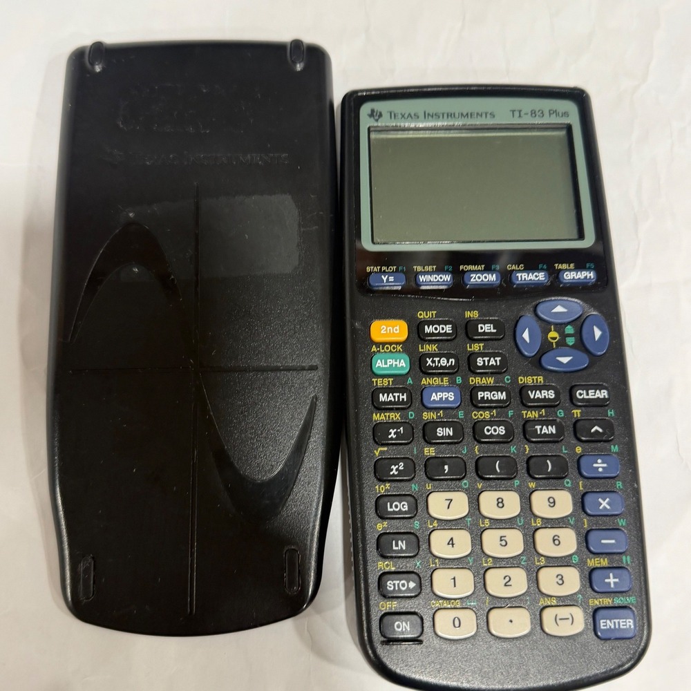 Texas Instruments Unisex TI-83 Plus Graphing Calculator Tested SAT ACT Approved